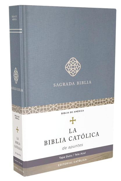 iblia Católica de Apuntes (Edición Especial en Tela Azul - Letra Confortable)