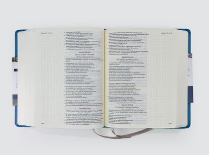 iblia Católica de Apuntes (Edición Especial en Tela Azul - Letra Confortable)