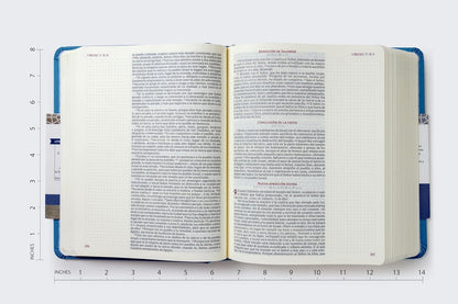 iblia Católica de Apuntes (Edición Especial en Tela Azul - Letra Confortable)