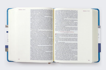 iblia Católica de Apuntes (Edición Especial en Tela Azul - Letra Confortable)